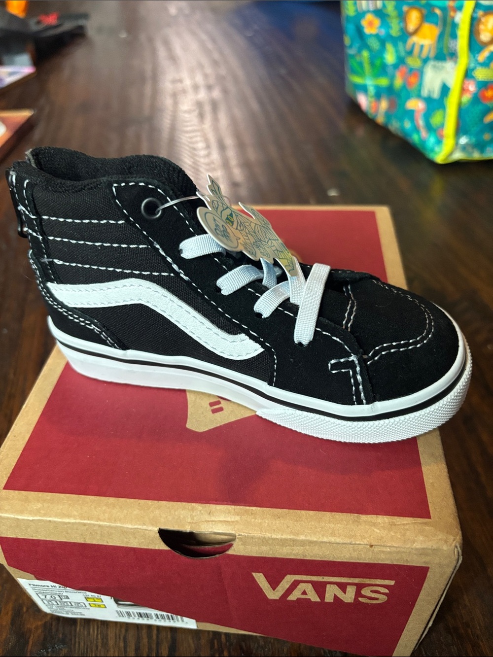 Vans Filmore Hi Zip Black & White High Top Sneakers